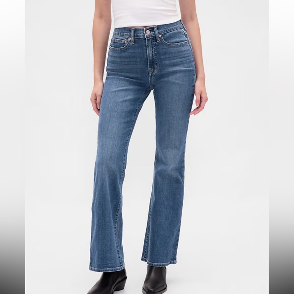 GAP 70s Flare Boot Cut Jeans in Light Blue Sz 26